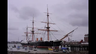 A TOUR ON BOARD IRONCLAD HMS WARRIOR (1860) AT PORTSMOUTH HISTORIC DOCKYARD - 16th July 2017