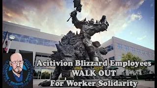 Activision Blizzard Employees WALK Out In Support Of Female Colleagues