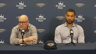 Interview: David Griffin, Trajan Langdon, Post-NBA Draft 2023, Friday, June 23, 2023