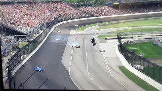 Scott Dixon 2017 Indianapolis 500 crash