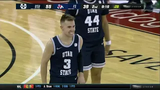 NCAAB 2021 Utah State at Fresno State 2nd Half