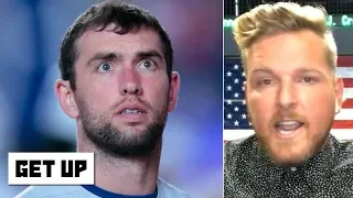 Pat McAfee: Andrew Luck was in a scary situation with the Colts' abysmal offensive line | Get Up