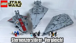 Imperium VS Republik VS First Order: LEGO Star Wars Sternenzerstörer Vergleich!