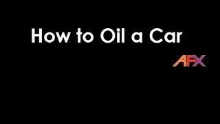 How to Oil an AFX Slot Car