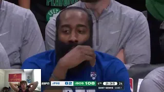 SIXERS FAN REACTS TO 76ERS @ CELTICS GAME 7!!!!