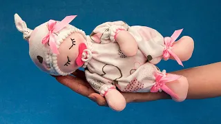 Do it yourself a simple and cute doll - a soft toy with your own hands!