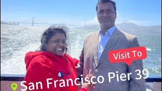 Mom Dad visit to Pier 39 San Francisco, California