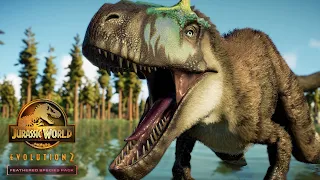 Yutyrannus fights Wuerhosaurus - Jurassic World Evolution 2 | Prehistoric Life [4K]