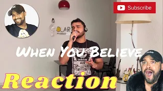 Gabriel Henrique - When You Believe Whitney Houston & Mariah Carey REACTION!