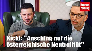 Kickl: "Anschlag auf die österreichische Neutralität" | krone.tv NEWS