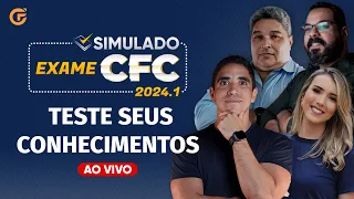 SIMULADO GRATUITO EXAME CFC 2024 [FGV]: CORREÇÃO + GABARITO