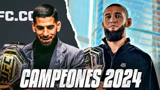 Los Campeones De UFC Al Final de 2024