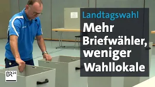 Landtagswahl: Mehr Briefwähler, weniger Wahllokale | BR24