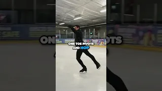 Toe pick use for new flippers! #figureskating #iceskating