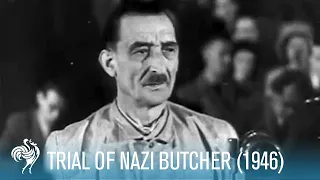 Trial Of Nazi Butcher Heinrich Jöckel (1946) | British Pathé