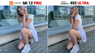 Xiaomi MI 12 Pro VS Samsung S22 Ultra Camera Test Comparison | Which best Camera!