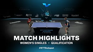 Reeth Tennison vs Jijana Jokic | WTT Contender Budapest 2021 (Qual)