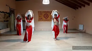 Maktub (doble velo) - Esc. de Danzas Árabes Shimmy Dance