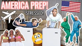 GET READY WITH US FOR AMERICA!!! (Pack & Prep)