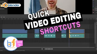 Blender Quick Tip: Shortcuts for FAST video editing!