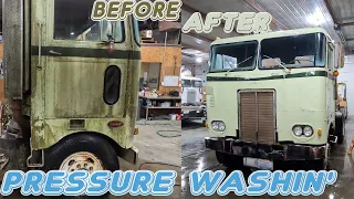 Cabover Peterbilt "Tina" saved from sitting 20 Years in a gravel pit!!!