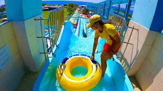 The Tepecik Water Slide at Dolusu Park