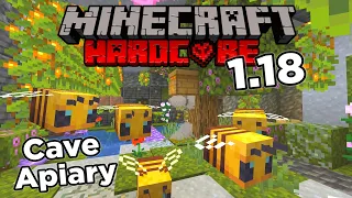 Minecraft 1.18 Hardcore Survival - Ep 8 - Lush Cave Bee Garden