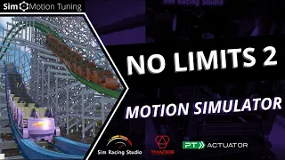 No Limits 2 Roller Coaster Simulation / Sim Racing Studio / PT Actuator 6DOF Motion Simulator