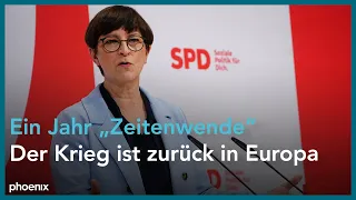 Parteipressekonferenz der SPD mit der Parteivorsitzenden Saskia Esken