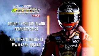 ASBK - Round One - Phillip Island Grand Prix circuit promo