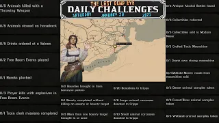Hawk Madam Nazar Locations Daily Challenges RDR2 Red Dead Online (1/23/21)
