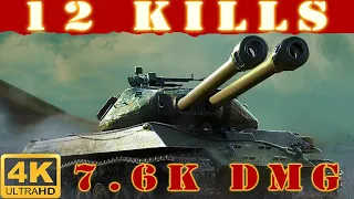 ✔️ Object 703 II WoT ◼️ 12 KILLS • 7.6K Damage ◼️ WoT Replays gameplay