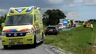 Twee gewonden na ongeval, cruise control mogelijk oorzaak N361 - Lauwersseewei Dokkum