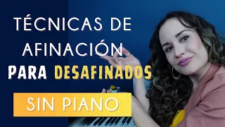 Técnicas de Afinación para cantar SIN PIANO| CLASE DE CANTO NIVEL O | Dra. Voz