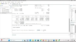 Cross Sectional Dependence Test of Pesaran, Friedman and Frees STATA