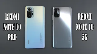 Xiaomi Redmi Note 10 Pro vs Redmi Note 10 5G | SpeedTest and Camera comparison