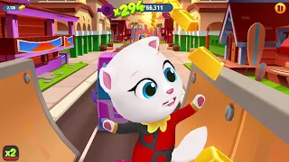 Talking Tom Gold Run - Episode 62: Join Angela at the Carnival for Exciting Gameplay!
