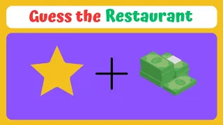 Guess the Fast Food Restaurant by emoji | Emoji Quiz 2024