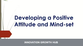 Soft Skills Training 2 - Developing a Positive Attitude and Mindset