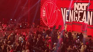 WWE NXT Vengeance Day Trick Williams v Ilja Dragunov Ending +Carmelo Hayes Turn Live Crowd Reaction!