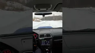 Subaru winter dance on 100km/h 🤟😅