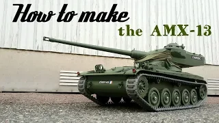 How to make a 1/8 scale AMX-13 - step by step