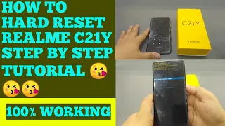 How to hard reset Realme C21Y step by step tutorial