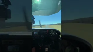 Cessna 182 landing(cockpit)