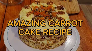 Amazing carrot cake incredibly moist carrot cake#shorts