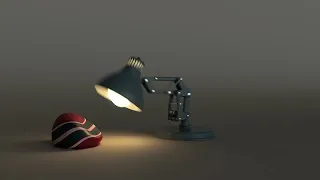 Pixar Lamp and the Ball | Animation with Sound