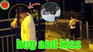 OMG! Taylor Swift & Travis Kelce HUG and KISS on a romantic date night in the Lombardy region Italy