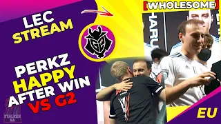 VIT Perkz HUGS G2 Jankos and G2 Caps After Win vs G2 [WHOLESOME]