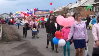 Шествие выпускников 2015 Ужурского района