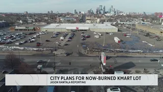 A fire is expected to speed up demolition of the former Kmart on Lake Street in Minneapolis.
